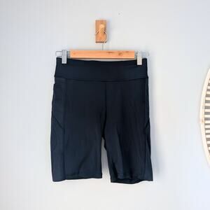 LULULEMON Strength & Sweat Biker Short *8" Jet Blue Navy, size 6, EUC